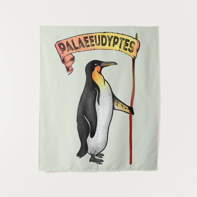 Palaeeudyptes Extinct Penguin Tapestry (Front)