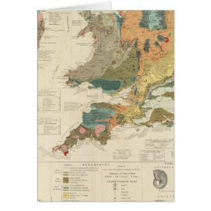 Palaeontological map British Islands