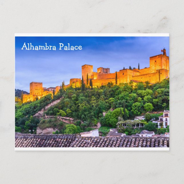 Palais d'Alhambra de carte postale (Devant)