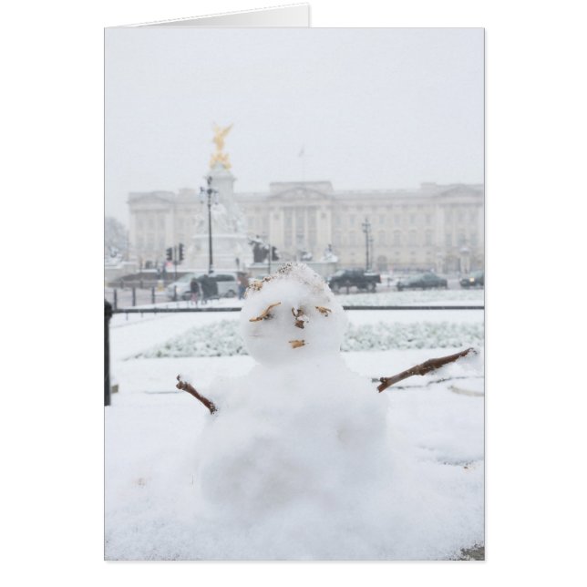 Palais de Buckingham snowman Londres (Devant)