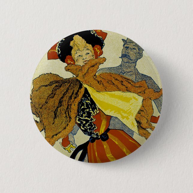 Palais de Glace 2 Inch Round Button (Front)