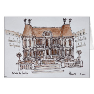 Palais de Justice Courthouse   Rennes, Brittany