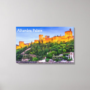 Palais de l'Alhambra en toile