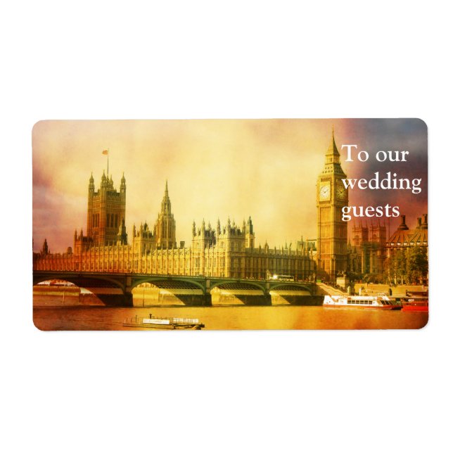 Palais de Westminster et pont avec Big Ben (Devant)