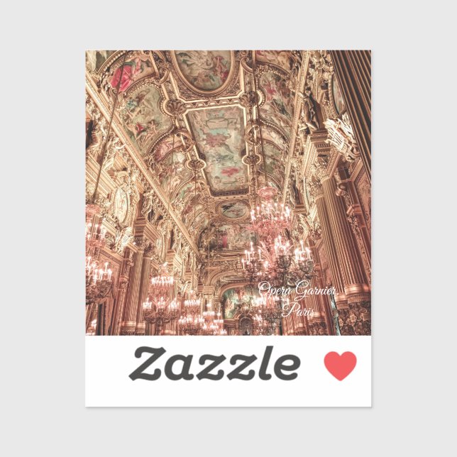 Palais Garnier Opera. Paris. France.   (Sheet)