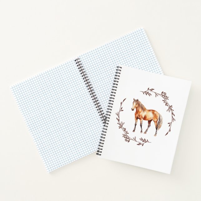 Palamino Horse Notebook (Inside)