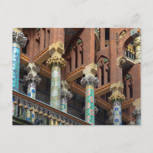 Palau de la Musica Architecture Postcard