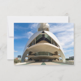 Palau de les Arts Reina Sofia, Valencia Invitation
