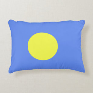 Palau flag accent pillow