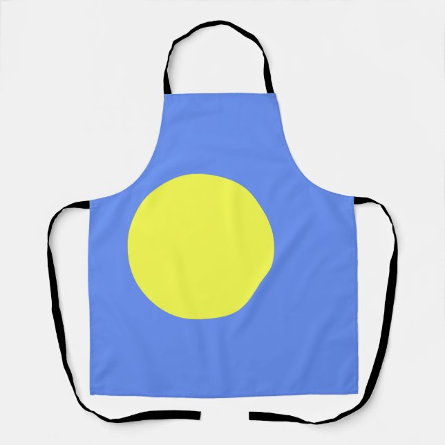 Palau flag apron (Front)