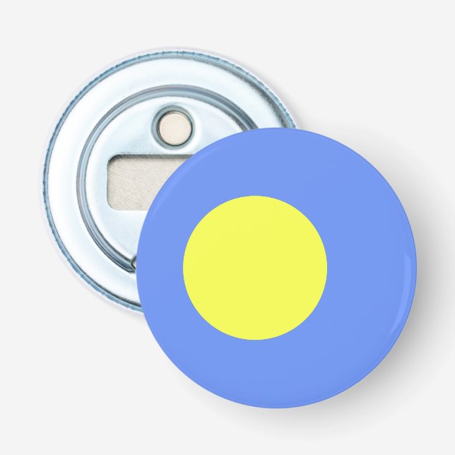 Palau flag bottle opener (Front)