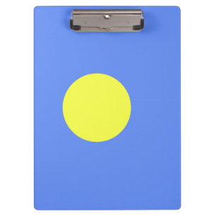 Palau flag clipboard