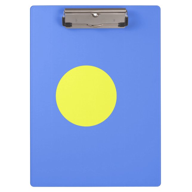 Palau flag clipboard (Front)