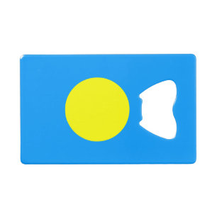 Palau Flag Credit Card Bottle Opener