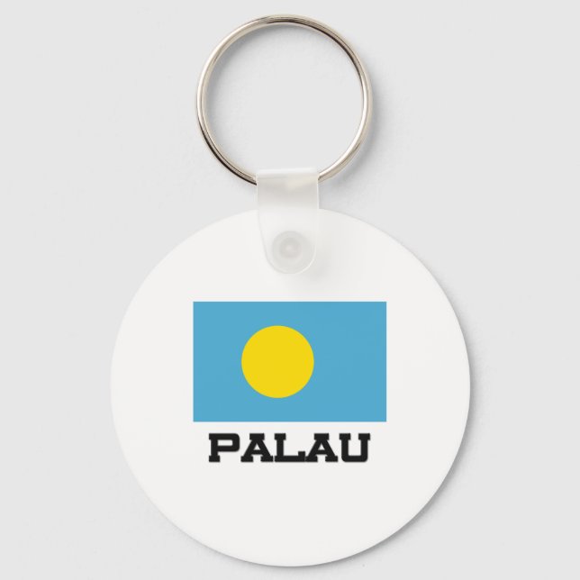 Palau Flag Keychain (Front)
