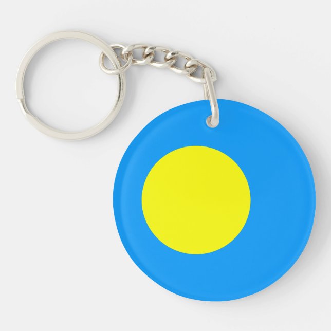 Palau Flag Keychain (Front)