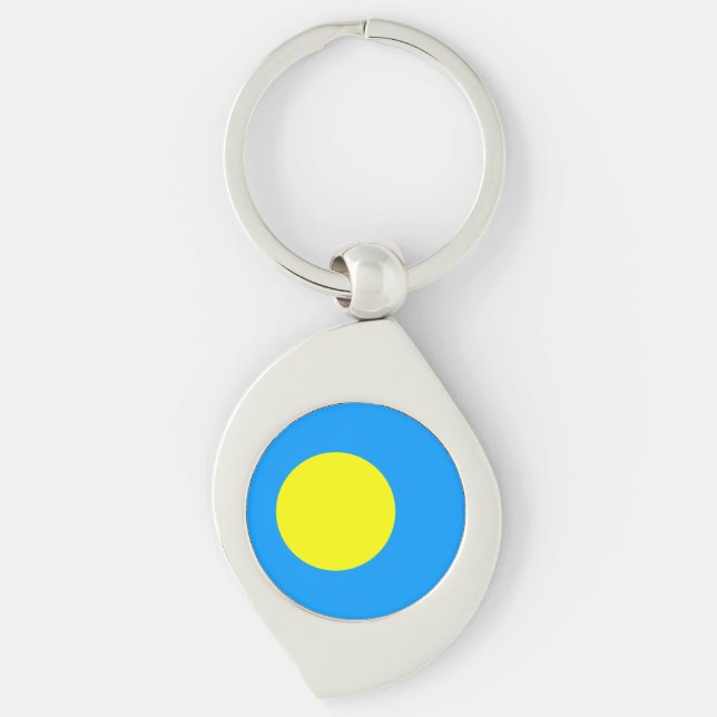 Palau Flag Keychain (Front)