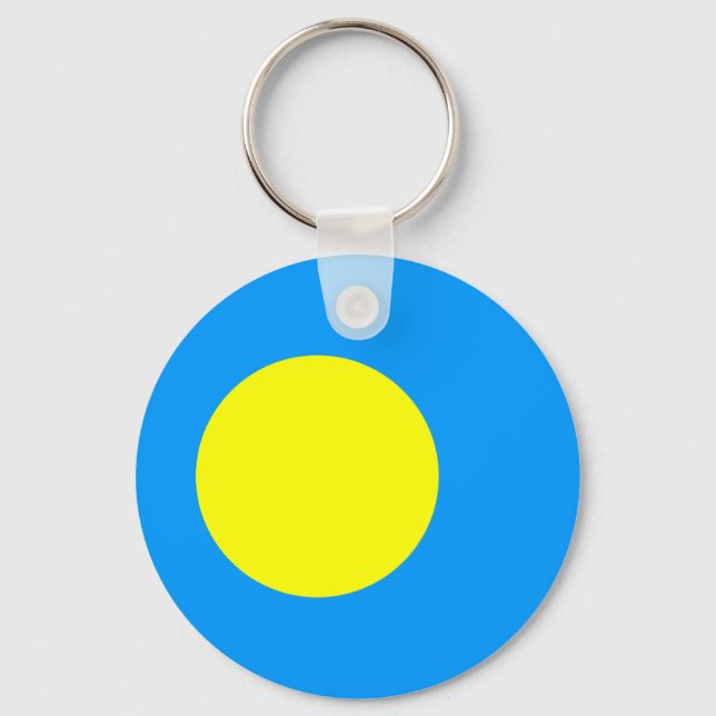 Palau Flag Keychain (Front)