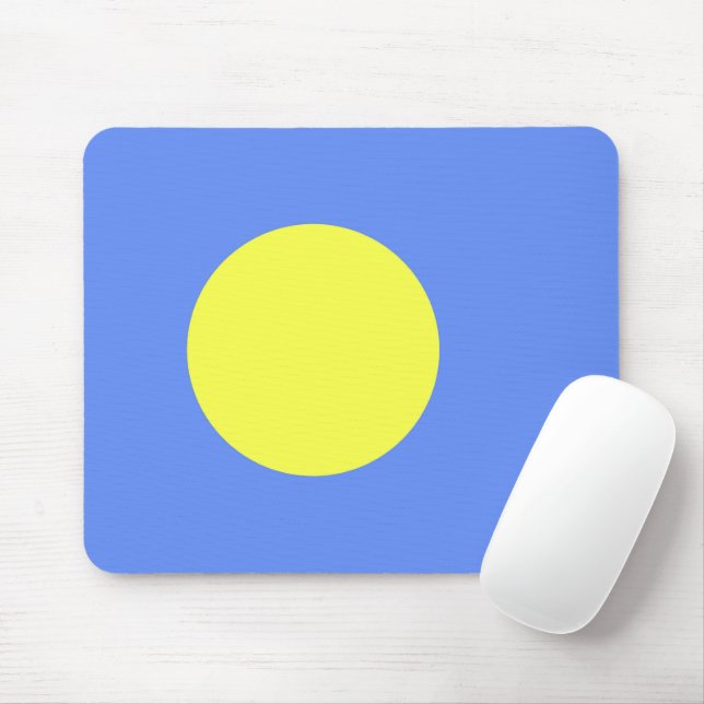Palau flag mouse pad (With Mouse)