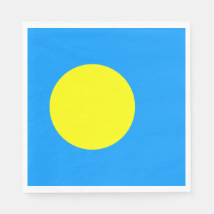 Palau Flag Napkin
