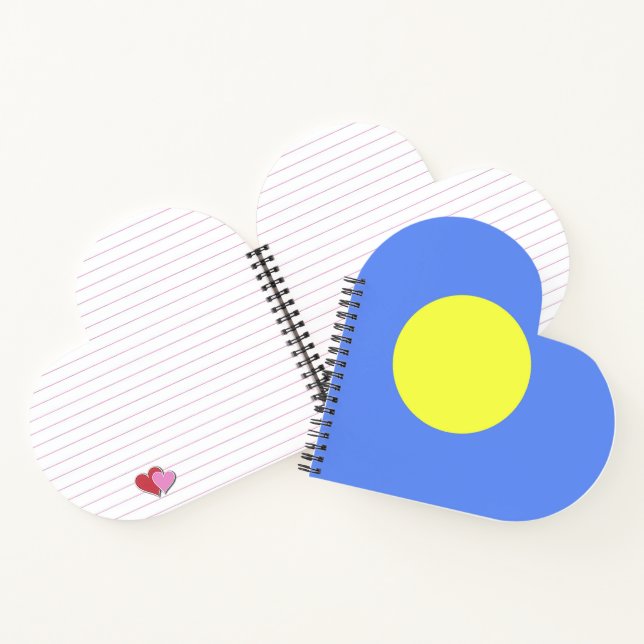 Palau flag notebook (Inside)