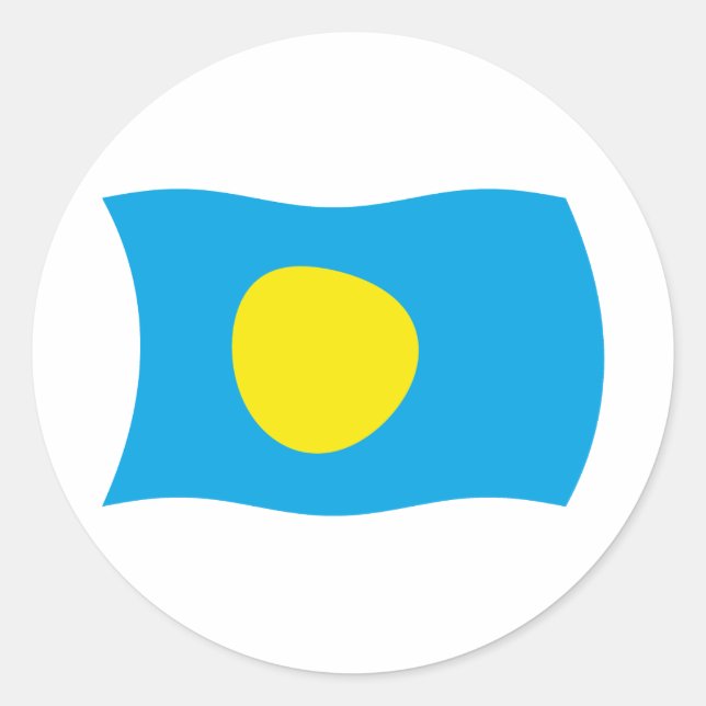 Palau Flag Sticker (Front)