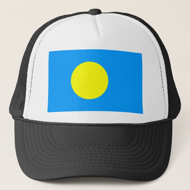 Palau Flag Trucker Hat (Front)