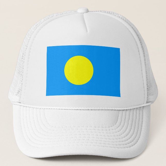 Palau Flag Trucker Hat (Front)