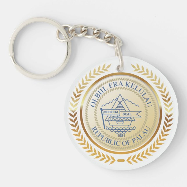 Palau Official Seal Keychain (Front)
