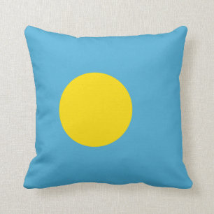 Palau – Palauan Flag Throw Pillow