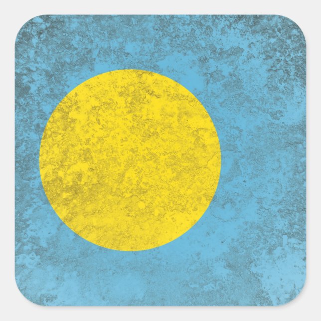 Palau Square Sticker (Front)