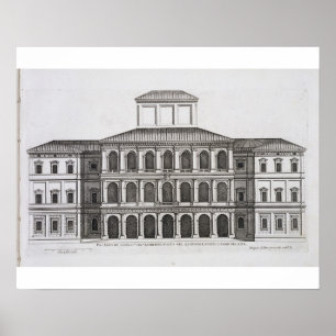 Palazzo Barberini on the Quirinale, finished 1630, Poster