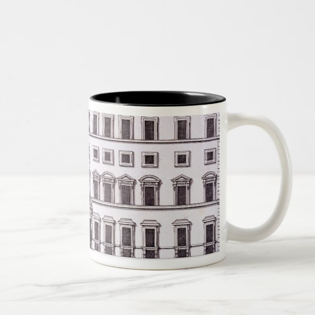 Palazzo Chigi, Piazza Colonna, Rome, from 'Palazzi Two-Tone Coffee Mug (Right)
