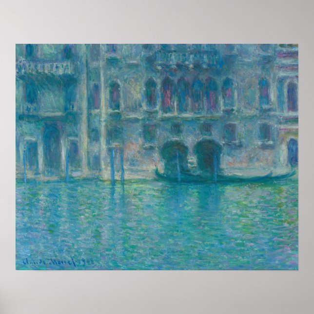 Palazzo da Mula, Venice (1908) by Claude Monet Poster (Front)