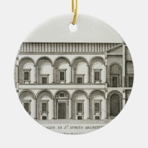 Palazzo di Santo Spirito, from 'Palazzi di Roma', Ceramic Ornament