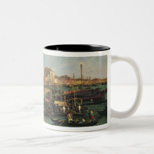 Palazzo Ducale and the Riva degli Schiavoni, Venic Two-Tone Coffee Mug