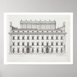 Palazzo Falconieri, Rome, from 'Palazzi di Roma', Poster