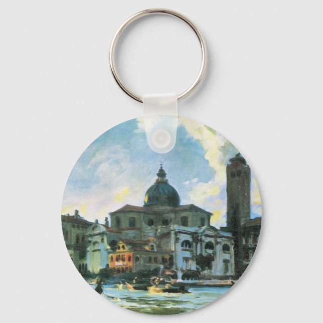 Palazzo Labia, Venice by John Singer Sargent Keychain (Front)