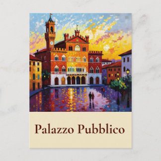 Palazzo Pubblico - Siena, Tuscany, central Italy Postcard