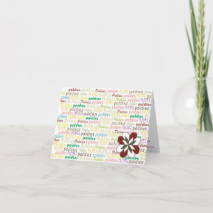 Paldies kartina thank you card