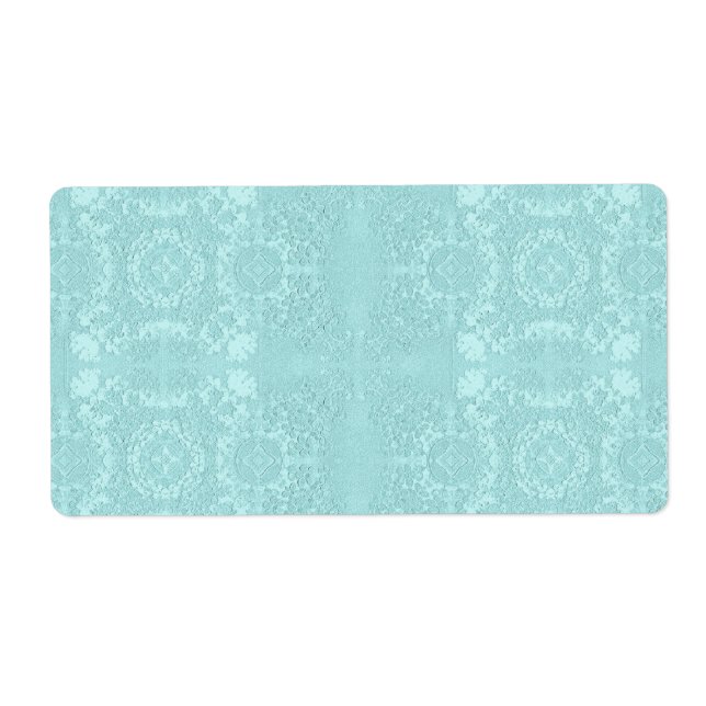 Pale Aqua Muted Vintage Lace Theme (Front)