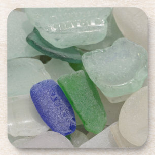 Pale Beach Glass Coaster