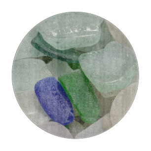 Pale Beach Glass Cutting Board