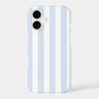 Pale blue and white candy stripes