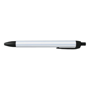Pale blue and white candy stripes black ink pen