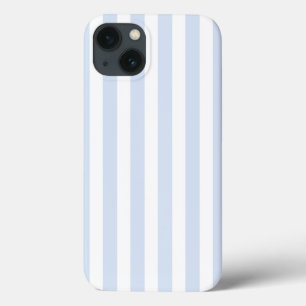 Pale blue and white candy stripes Case-Mate iPhone iPhone 13 Case