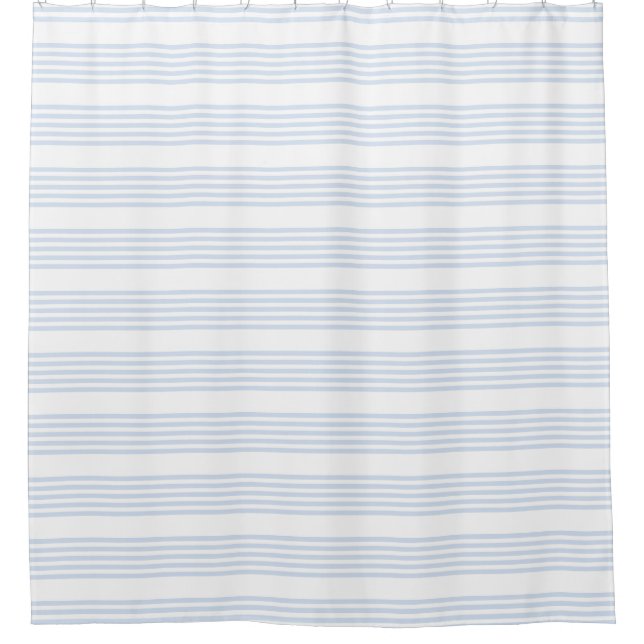 Pale blue and white five stripes pattern (Front)