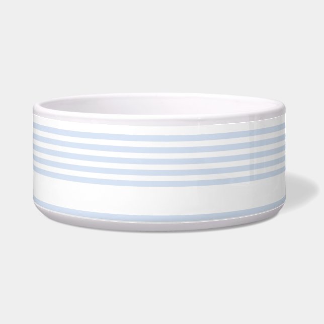 Pale blue and white five stripes pattern (Front)