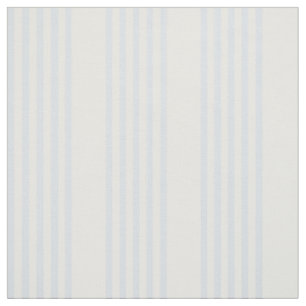 Pale blue and white five stripes pattern fabric