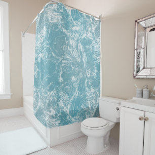 pale blue and white Marble abstract